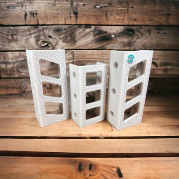 Uchwyt na laptop, notebook pod biurko 40 mm DELOSPRO WHITE