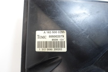 MERCEDES ML W163 1997- VENTILÁTOR CHLADIČŮ A1635000293