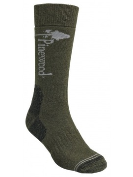 Wełniane skarpety PINEWOOD MELANGE 9501 r. 43-45