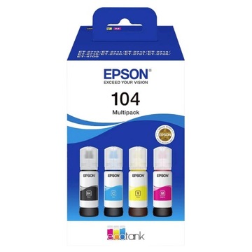 NOWY Tusz T00P6 104 EPSON EcoTank ET-1810 ET-2710 ET-2726 ET-2815 ET-4700