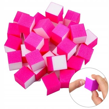 25 мини-кубов полировального блока для ногтей
