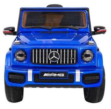 Mercedes AMG G63 dla dzieci Lakier Niebieski + Pilot + MP3 LED