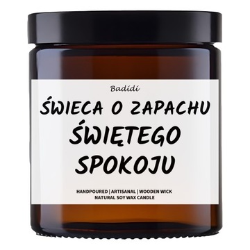 Personalizowana Świeca W Szkle z Własnym Napisem - Upominek - Prezent 40H