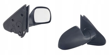 ZRCÁTKO PRAVÉ MANUÁLNÍ ČERNÉ CHRYSLER VOYAGER DODGE CARAVAN 2000-2008