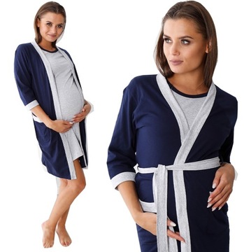 SZLAFROK CIĄŻOWY BAWEŁNIANY PODOMKA SZPITALA 4XL