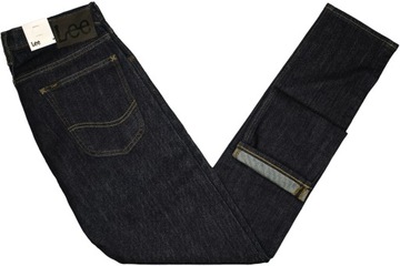 spodnie LEE LUKE slim tapered W34 L32 selvage L719PX36 rinse 34/32