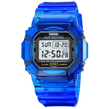 SKMEI Zegarek damski elektroniczny timer 12/24h