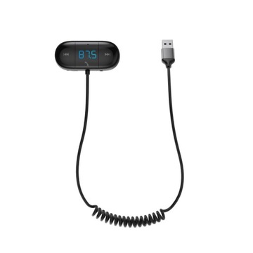 Transmiter FM Bluetooth VIDVIE FM01 Bluetooth V5.0, 5V, 1m czarny