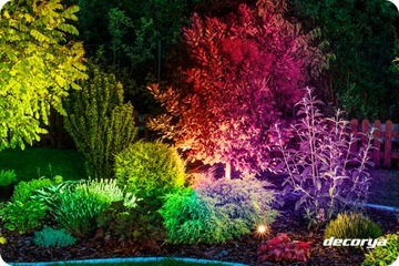 НАБОР 6 САДОВЫХ ЛАМП SKIKE RGB ЦВЕТА ДЛЯ РАСТЕНИЙ