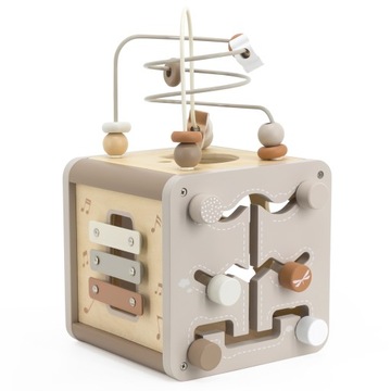 ИНТЕРАКТИВНАЯ РАЗВИВАЮЩАЯ ИГРУШКА ДЛЯ РЕБЕНКА 5в1 деревянная СОРТИРОВКА