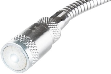 ГИБКИЙ МАГНИТНЫЙ ЗАХВАТ С ЛАМПОЙ 600 мм 2 кг