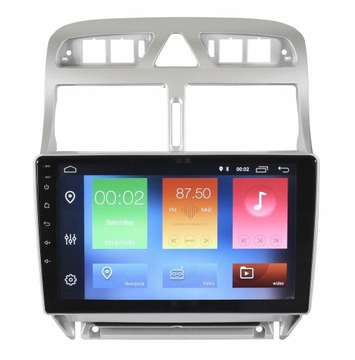RADIO NAWIGACJA GPS PEUGEOT 307 2001-2008 ANDROID