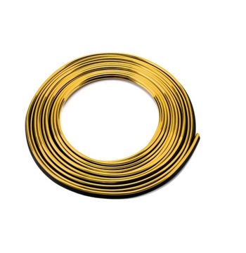 ДЕКОРАТИВНАЯ ПОЛОСКА, ПРИЖИМАННАЯ В ЗАЗОРЫ Цвет: Золотая декоративная лента для автомобиля