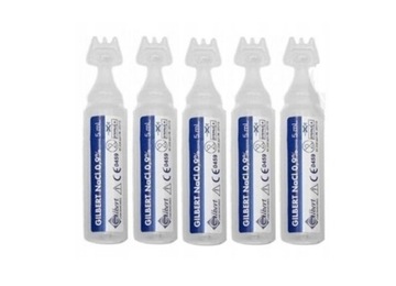 Sól fizjologiczna GILBERT 0,9 NaCl amp. 5ml x 20 szt.