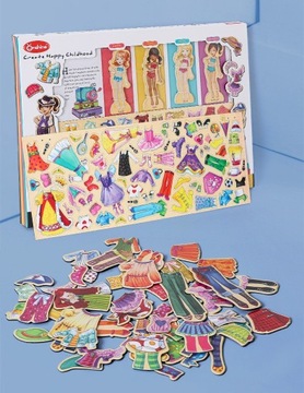 МАГНИТНАЯ ОБРАЗОВАТЕЛЬНАЯ ИГРА-ПАЗЗЛ МОДНЫЙ ПОДАРОК