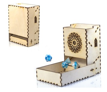DICE TOWER KATEDRA WIEŻA DO KOŚCI DREWNIANA 15 CM