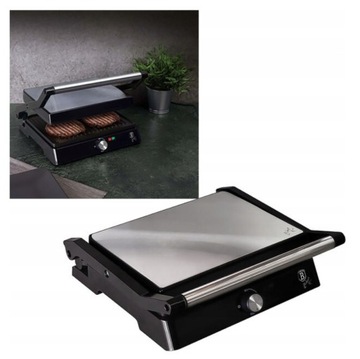 Kontaktowy grill elektryczny Berlinger Haus BH-9136BD czarny 2200 W
