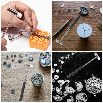 Krab Młotek do zegarka Młotek Narzędzie do naprawy Mini Metal