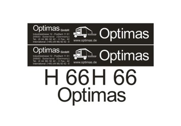 Naklejki oklejenie OPTIMAS H66