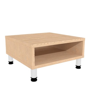 Стальная ножка 6 см, регулируемая с помощью листового металла, хром.