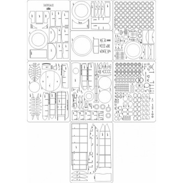 Szkielet, detale do M60A2 PATTON - Angraf 229