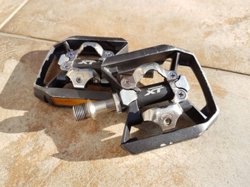 pedały Shimano DEORE XT, PD-T8000, platforma +SPD