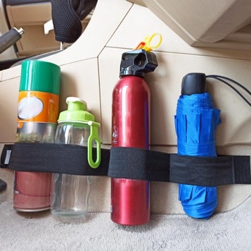 2x Organizer pas do bagażnika samochodu auta elastyczny na rzep 40cm