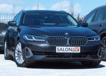 BMW Seria 5 G30-G31 Touring Plug-In 2.0 530e 292KM 2022 BMW 530 292ps Luxury xDrive Laser ACC Skóra HUD Keyles Blis 4xKlima Webasto, zdjęcie 26