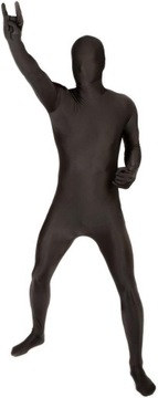 czarny męski strój na całe ciało, czarny strój na całe ciało, Zentai Suit