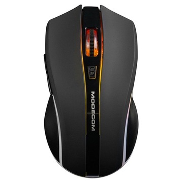MYSZKA BEZPRZEWODOWA PODŚWIETLANA RGB MODECOM WRM1 SENSOR OPTYCZNY CZARNA