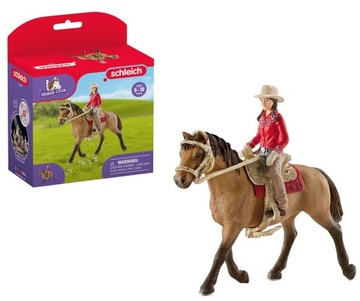 Schleich 42112 Jeździec westernowy Kowbojka