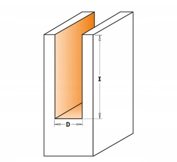 Фреза прямая HM 712.120.11 длинной серии