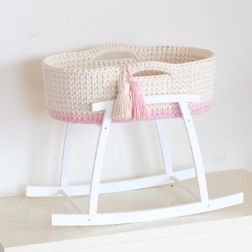 Как Моисей Деревянная люлька Корзина для кукол Постельное белье Подарок девочке