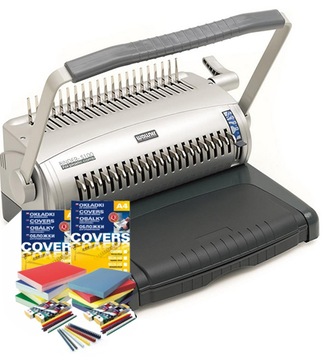 MOCNA BINDOWNICA Wallner S100 + ZESTAW 100 OPRAW