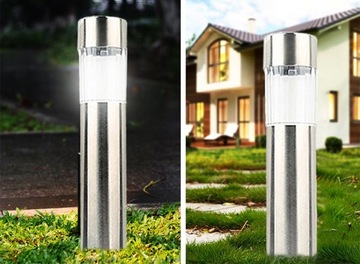 5 светодиодных солнечных садовых ламп с шипом