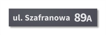 Numer domu tabliczka adresowa ALUMINIUM-ANTRACYT 5