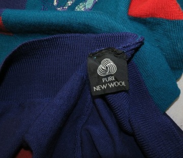 Burberry vintage sweter wełniany XL