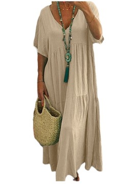 SUKIENKA LETNIA DAMSKA MAXI PLAŻOWA ZWIEWNA LATO, 3XL