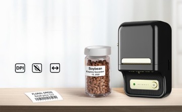 Термопринтер этикеток B21 NiiMbot с Bluetooth-приложением, 203 точки на дюйм, 1200 мАч
