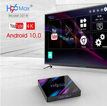 Dekoder tunera H96MAX Smart TV Box 4/64 GB
