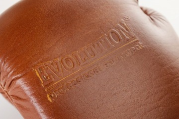 ПРОФЕССИОНАЛЬНЫЕ БОКСЕРСКИЕ ПЕРЧАТКИ ИЗ НАТУРАЛЬНОЙ КОЖИ EVOLUTION RETRO 10 OZ