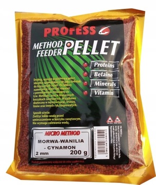 PELLET DO METODY PROFESS 2mm MORWA WANILIA CYNAMON