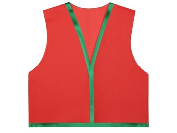 КОСТЮМ ЭЛЬФА ELPH BAND, ЖИЛЕТ, КРАСНЫЙ, 3 шт.