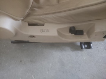 BMW E60 M-PACK СИДЕНЬЯ SEAT UK БЕЖЕВАЯ КОЖА