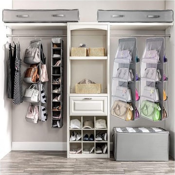 ORGANIZER NA TOREBKI TOREBEK BUTY DO SZAFY 2 SZT