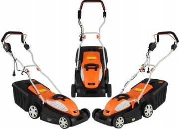 HANDY MOCNA KOSIARKA ELEKTRYCZNA DO TRAWY 1600W NÓŻ 38cm 45L 14kg REGULACJA