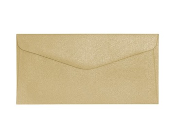 Koperta koperty ozdobne DL PEARL ZŁOTY 150g 10s