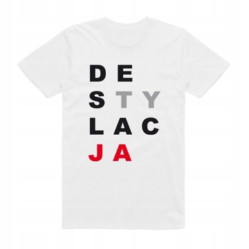 M - KOSZULKA T-SHIRT DESTYLACJA KONSTYTUCJA