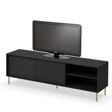 Szafka Pod Telewizor BULLET RTV-1 Czarna 180 cm
