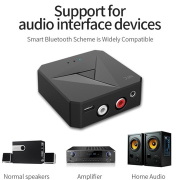 АДАПТЕР BLUETOOTH 5.0 ПРИЕМНИК NFC + AUX-ПЕРЕДАТЧИК